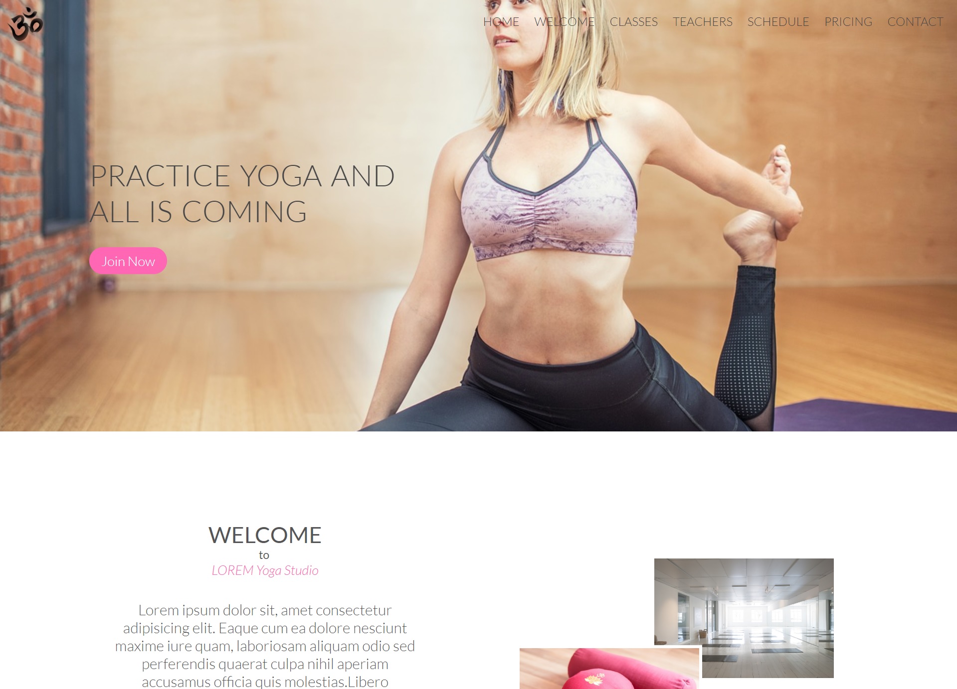 Yoga Studio Website